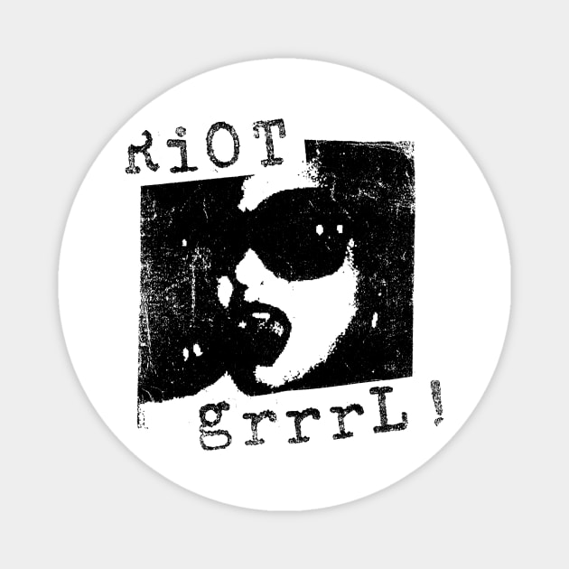 riot Grrrl t shirt punk Magnet by TeeFection